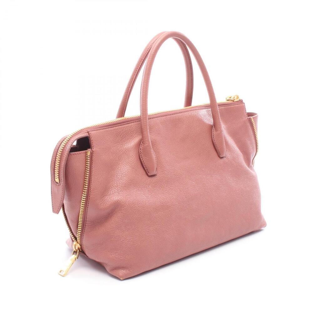 Miu Miu Handbag Leather MADRAS Pink